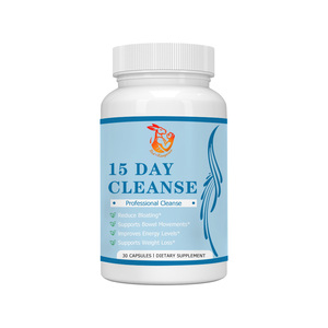 Capsules Détox Premium de 15 Jours avec Cascara Sagrada pour Soutenir la Santé Digestive et la Gestion Intestinale, Aide à la Perte de Poids à Base de Plantes - Product Image 1