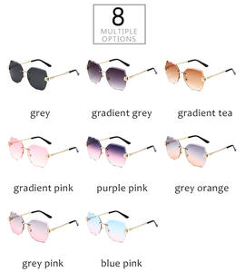 Venta al por mayor 2023 gafas de sol de diseñador unisex <span class=keywords><strong>para</strong></span> hombres marco de metal con <span class=keywords><strong>lentes</strong></span> UV400 - Product Image 5