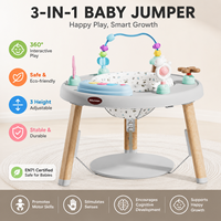 Table de jeu pour bébé multifonctionnelle personnalisable avec trampoline en plastique, capacité de charge de 18 kg, unisexe, pour les bébés de 7 à 24 mois