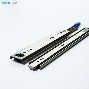 דיוק הכדור נושא מגירה שקופיות כבד 120 ק "ג פלדה מגולגל פלדה הרחבה מלאה 3 רצועות שלב עבור הרצי ארון קבצים - Product Image 3