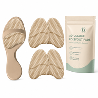 Coussinets de gel pour les pieds, soutien métatarsien, design invisible, soulagement de la douleur, confort doux, utilisation toute la journée, coussinets pour talons hauts, utilisation facile