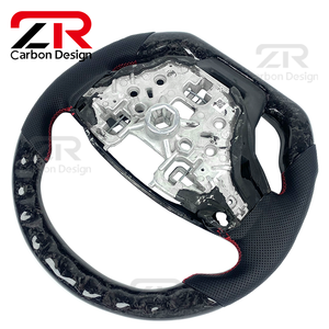 Volant personnalisé en fibre de carbone avec LED pour <span class=keywords><strong>Ford</strong></span> Explorer ST, volant <span class=keywords><strong>sport</strong></span> en cuir personnalisé pour ST-Line Raptor - Product Image 3
