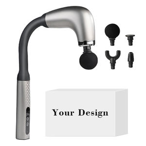 Martillo de Masaje Multifuncional para Todo el Cuerpo, Pistola de Masaje de Tejido Profundo en Forma de U para la Espalda, Máquina de Masaje con 4 Cabezales - Product Image 1