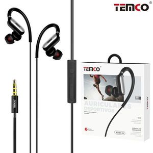 Temco Sports Earphones <b>Wired</b> With Mic For Running And Workout - Product Image 2