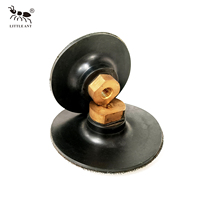 Support de disque de polissage à changement rapide LITTLE ANT 3 4 pouces ultra souple avec support OEM pour machine de polissage manuelle Noir