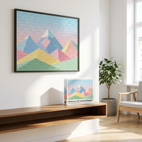 Puzzle personnalisé en gros, fabriqué sur mesure, forme irrégulière populaire, puzzle personnalisé de 1000 pièces pour les familles