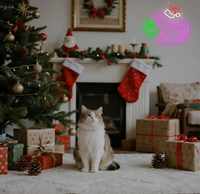 Enseigne néon LED Joyeux Noël pour les fêtes