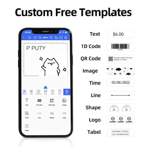 Không dây nhỏ phim hoạt hình đ<span class=keywords><strong>i</strong></span>ện thoạ<span class=keywords><strong>i</strong></span> di động cầm tay phim hoạt hình Nhãn dán nhãn máy in Mini Bluetooth Máy in nhiệt cầm tay - Product Image 4