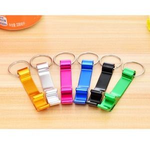 Nickel Colorful Plate Aluminum Beer Bottle Opener Keychain <b>Cheap</b> Custom Logo Blank Metal Bottle Opener - Product Image 4