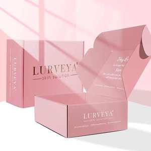 Caja de regalo de papel corrugado Rosa personalizada para envío de regalos, tamaño específico, duradero y elegante - Product Image 1