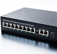 8-Port PoE-Switch für IP-Kameras, CCTV-Überwachung, WLAN-Access Points, VoIP-Telefone und Stromversorgung