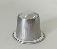 Cápsulas de Café Vacías con Adhesivo, Contenedor de Papel de Aluminio para Café, Cápsula de Café Nespresso