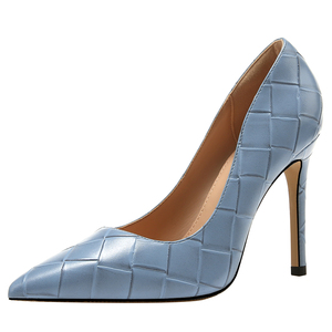Chaussures à talons hauts pointus pour femmes, printemps-automne, noir, bleu, <span class=keywords><strong>beige</strong></span>, talons fins, sexy, pour le bureau, escarpins à talons aiguilles - Product Image 4