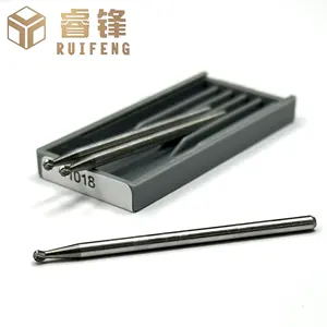 Ruifeng bor gigi 018mm penggunaan Lab, batang panjang gigi bor karbida bur berlian bulat peralatan peralatan perhiasan