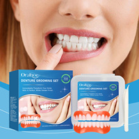 Offre Spéciale ensemble de prothèses dentaires en Silicone matériel à carreaux accessoires de blanchiment des dents pour beauté naturelle sourire Modification Gap
