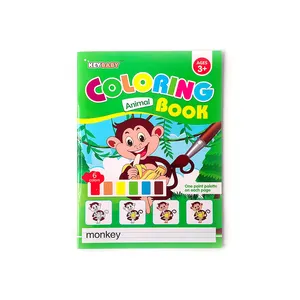 Livro de desenho infantil, livro colorido de brinquedos para crianças, livro de colorir divertido para a escola primária, novo produto