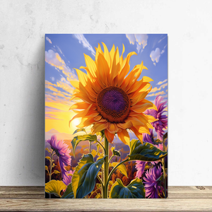<span class=keywords><strong>Girasoli</strong></span> Diy 5d Diamond Painting fiori diamantati ricamo immagine strass punto croce Kit decorazione per la casa 30x40cm - Product Image 3