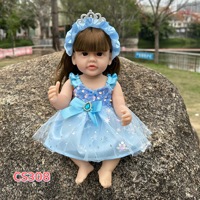 Meistverkaufte 30cm CS30 Reborn-Puppe, Simulations-Baby aus Weichem Gummi-Vinyl, 7-14 Jahre, Geschenkbox-Verpackung, Großhandel