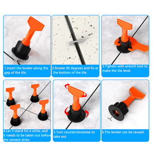 Alat meratakan ubin profesional, alat sistem perata ubin Amp Spacer sistem perata ubin - Product Image 5