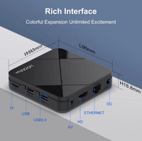 Vente en gros de H96 MAX RK3518 IPTV STB, appareil de streaming 4K quad-core, Internet plus intelligent, Ott Premium, Google Android Pro, décodeur TV