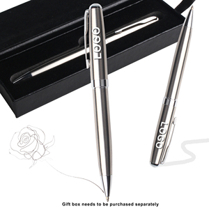 Manufactures Luxury Metal Stainless Custom Logo Ballpoint Pen With Printed Engraved for Office <b>Stationery</b> - Product Image 3