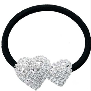 Khuyến Mại Căng Tóc Tie Phụ Kiện Bạc Mạ Rhinestone Căng Ban Nhạc Đàn Hồi Tóc Tie Đuôi Ngựa Chủ - Product Image 6