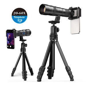 HD Metal 20-60x <span class=keywords><strong>Zoom</strong></span> Telescópio Telefoto Lente da câmera do telefone com tripé extensível para <span class=keywords><strong>Samsung</strong></span> iPhone Todos os Smartphones - Product Image 2