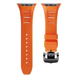 Bracelet en caoutchouc fluoré <span class=keywords><strong>pour</strong></span> <span class=keywords><strong>Apple</strong></span> <span class=keywords><strong>Watch</strong></span> 11 10 9 8 7 6 5 4 SE, modifié <span class=keywords><strong>pour</strong></span> le bracelet Richard Ultra 1/2, <span class=keywords><strong>pour</strong></span> hommes, <span class=keywords><strong>cadran</strong></span> 44 mm/45 mm/49 mm - Product Image 1