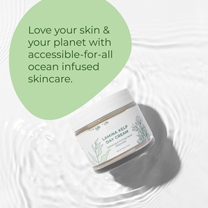 Crème de Jour au Varech Vegan et Sans Cruauté Animale, Marque Blanche, Raffermissante, Nourrissante, Répare Profondément <span class=keywords><strong>la</strong></span> Barrière Cutanée, Pour Tous Types de Peau - Product Image 5