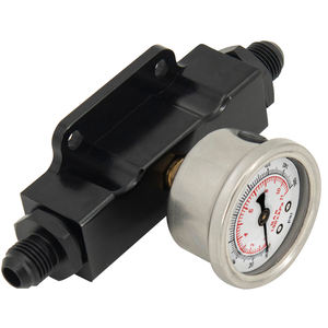 高品質 K シリーズ ブラック改造燃料レール オイルレール ホンダ/アキュラ K20-K24 エンジン用 6フィッティング付き - Product Image 3