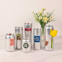 Boîte en aluminium de 330 ml, légère, hermétique, recyclable, avec couvercle, pour boissons