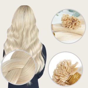 生发批发双拉伸生俄罗斯生角质层雷米头发角蛋白U平I尖人发延伸 - Product Image 6