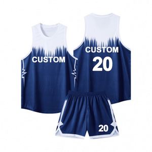 Reversible Adult Jersey Heat-Transfer Printed Stretch <b>Mesh</b> Basketball Uniform Sets Sleeveless Dry Fit Anti-Bacterial - Product Image 3