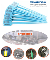 13.56Mhz Programmable RFID Carte Inviolable 424 ADN SLIXL Étanche ABS Étiquette Zip Smart Cable Tie Tracking Seal Chip NFC Tag