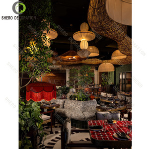 Diseños de Cafetería 3D de Lujo, Muebles de Madera Populares para Cafetería, Muebles de Exhibición Personalizados para Tienda de Bar, Muebles de Servicio para Cafetería - Product Image 1