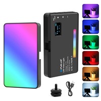 Lampe de beauté portable à 140 LED RGB pleine couleur, alimentée par USB, température de couleur réglable pour la photographie