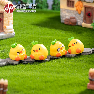 Figura Decorativa de Resina de Pollo de Dibujos Animados, Miniatura para Decoración del Hogar o Escritorio - Product Image 4