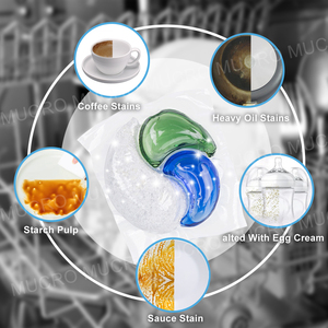 Nettoyant de cuisine concentré 3-en-1 Vente en gros <span class=keywords><strong>Meilleur</strong></span> détergent écologique jetable pour <span class=keywords><strong>lave</strong></span>-<span class=keywords><strong>vaisselle</strong></span> Dosettes de <span class=keywords><strong>gel</strong></span> Nettoyage puissant - Product Image 4