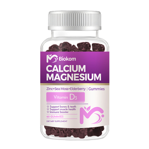 Gomitas de magnesio y calcio de primera calidad para dientes óseos para adultos, vitaminas para la salud, caramelo de goma de calcio y magnesio - Product Image 1