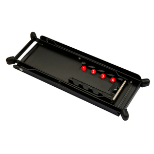 Repose-pieds de <span class=keywords><strong>guitare</strong></span> en métal en gros, réglable sur 4 hauteurs, pour jeu au doigt, <span class=keywords><strong>guitare</strong></span> classique, noir, blanc, rouge, 25*9.3cm - Product Image 5