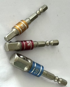 1/2 inch Chrome thép tay áo Adapter với lục giác xử lý khoan bit Rod lục giác đầu thiết lập ổ cắm mở rộng OEM - Product Image 2