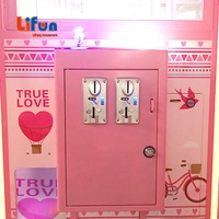Vente en gros usine Lifang LF-TC22 Machine à griffes d'arcade à monnayeur pour peluches, avec accepteur de billets et cabinet métallique
