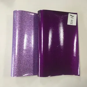 Notebook ve hediye kutuları ve şarap kutusu PU deri yapmak için kristal kafes kürk taban deri