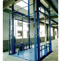 Bâtiment cage électrique entrepôt vérins hydrauliques ascenseur de cargaison entrepôt monte-charge