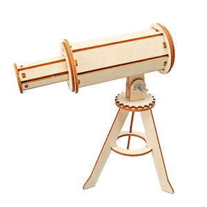 DIY Simpele Astronomische Telescoop Model Mini Houten Monoculaire Telescoop Bouwpakket Science Steam Kit voor Kinderen - Product Image 3