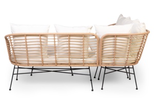 Outdoor Steel Frame <strong>Rattan</strong> <strong>Corner</strong> Sofa Set <strong>Garden</strong> <strong>Furniture</strong> - Product Image 3