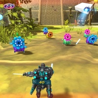 Solution interactive de jeu de projection immersive en intérieur avec détection de mouvement Mech Warrior pour événements commerciaux