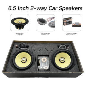 คุณภาพเสียงดี ลำโพงคอมโพเนนต์ 2 ทาง ขนาด 6.5 นิ้ว ลำโพงเบสติดรถยนต์ ลำโพงติดประตูรถยนต์ - Product Image 2