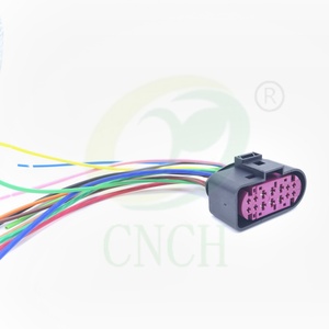 1J0 973 737 Conector 14 pines Arnés de cola de cerdo para faro delantero Audi VW A4 A6 A8 Seat Leon Skoda - Product Image 5