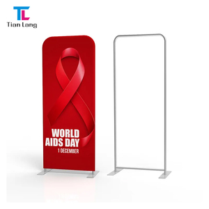 Indoor Straight <b>Backdrop</b> Display Trade Show Backwall Banner <b>Stand</b> Advertising Tension Fabric <b>Backdrop</b> - Product Image 5